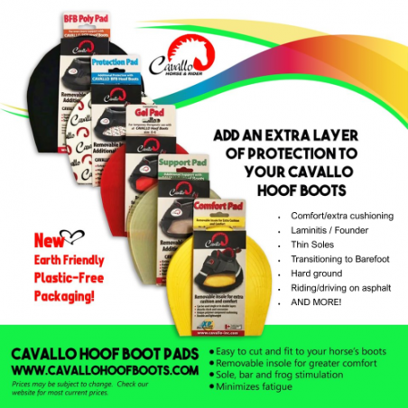 Cavallo Comfort Pad Hoof Boot Insole www.horseandmore