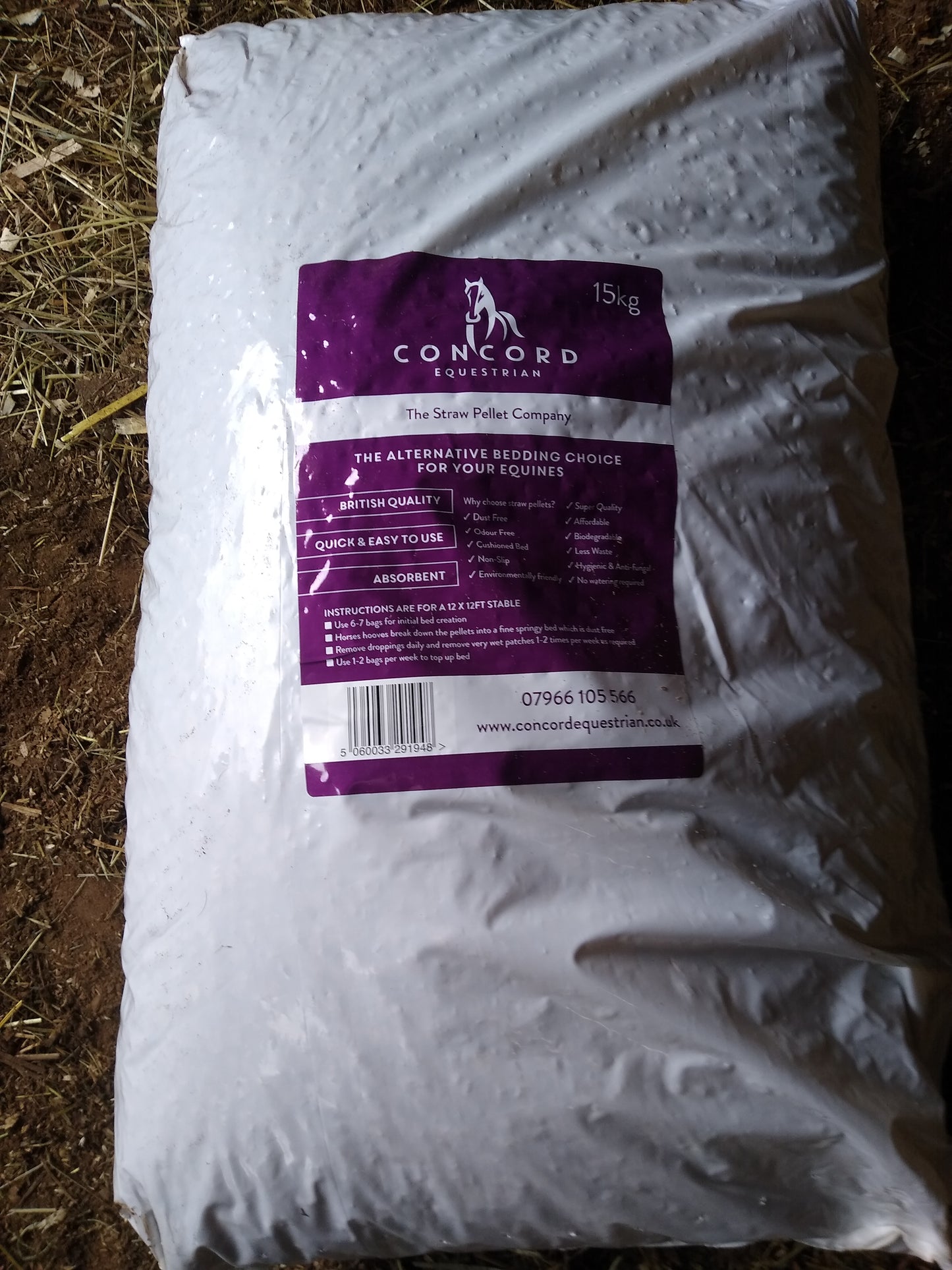 Concord Equestrian Straw Pellets